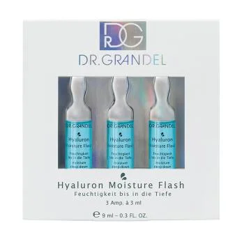 Концентрат с гиалуроном Мгновенное увлажнение Hyaluron Moisture Flash Dr. Grandel 3*3 мл