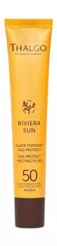 Солнцезащитный антивозрастной флюид с тающей текстурой SPF 50 для лица Riviera Sun Thalgo