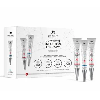 Ампулы Rx100 Концентрат кератина и Гидроколлаген Ampoules Rx100 KTA Hydrocollagen Greymy 6*20 мл