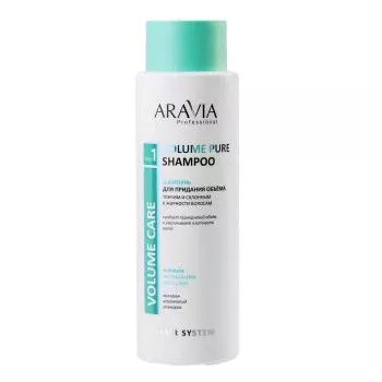 Шампунь для придания объёма тонким и склонным к жирности волосам Aravia 400 мл