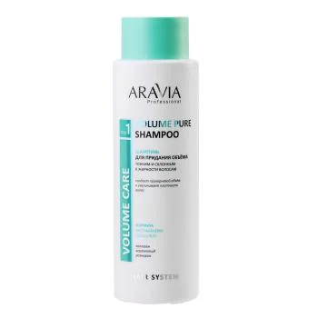 Шампунь для придания объёма тонким и склонным к жирности волосам Aravia 400 мл