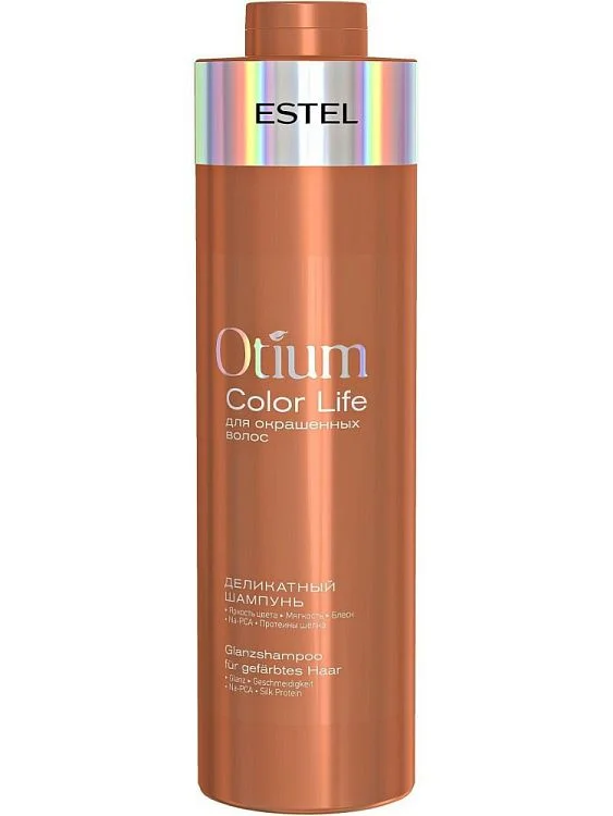 Деликатный шампунь для окрашенных волос Otium Color Life