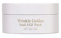 Омолаживающие патчи с улиточным муцином и EGF Wrinkle Golden Snail EGF Patch The Skin House