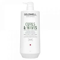 Увлажняющий шампунь для вьющихся волос Curles & Waves Goldwell