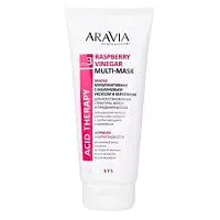 Маска мультиактивная с малиновым уксусом и кератином Raspberry Vinegar Multi-mask Aravia