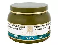 Маска для сухих окрашенных волос с оливковым маслом и медом Health & Beauty