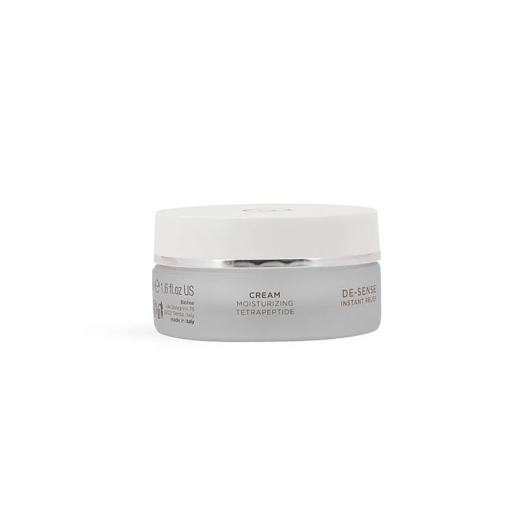 Увлажняющий крем с пептидами De-sense Instant Relief Moisturizing Cream Tetrapeptide