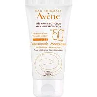 Солнцезащитный минеральный крем SPF 50+ Avene