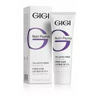 Пептидный увлажняющий крем с 10% молочной кислотой NP Lactic cream GiGi