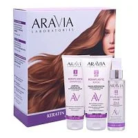 Набор для ухода за волосами и кожей головы Keratin Treatment Hair Aravia