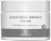 Питательный крем с коллагеном и муцином чёрной улитки Black Snail Wrinkle Cream The Skin House