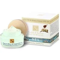 Крем для лица  с медом и оливковым маслом SPF 20 Health & Beauty