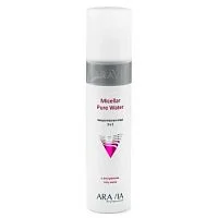 Мицеллярная вода 3 в 1 с экстрактом готу кола Micellar Pure Water Aravia