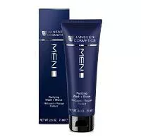 Нежный крем для умывания и бритья Purifying Wash & Shave Janssen Cosmetics