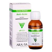 Пилинг-биоревитализант для жирной и проблемной кожи Anti-Acne Renew BioPeel Aravia