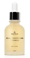 Восстанавливающая ампульная сыворотка с муцином улитки Snail Mucin 5000 Ampoule The Skin House