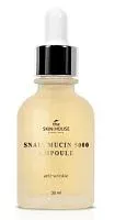Восстанавливающая ампульная сыворотка с муцином улитки Snail Mucin 5000 Ampoule The Skin House