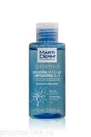 Мицеллярный очищающий раствор 3 в 1 Эссеншлс Martiderm