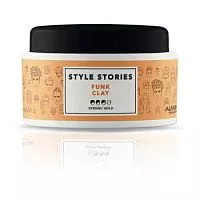 Глиняная паста сильной фиксации для эффекта матовых волос Style Stories Funk Clay Alfaparf Milano