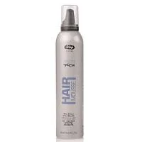 Мусс-гель для укладки для создания эффекта мокрых волос High Tech Hair Gel Mousse Wet Effect Lisap Milano