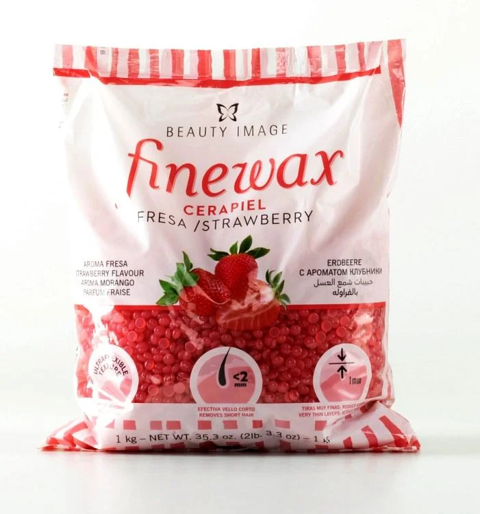 Плёночный воск в гранулах с ароматом клубники Finewax