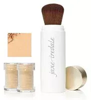 Защитная пудра с кистью - цвет загара - Powder-Me SPF30 Refillable Brush Tanned Jane Iredale