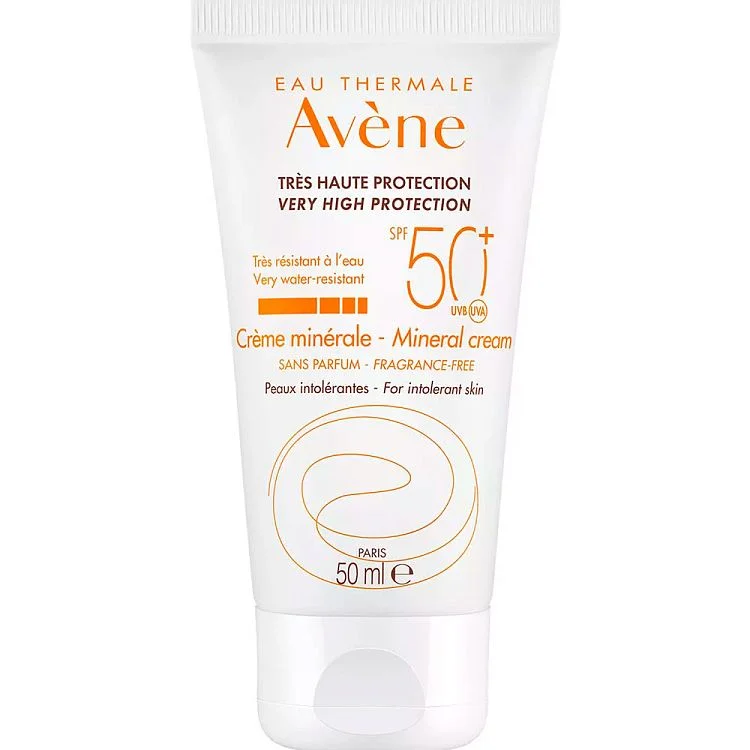 Солнцезащитный минеральный крем SPF 50+