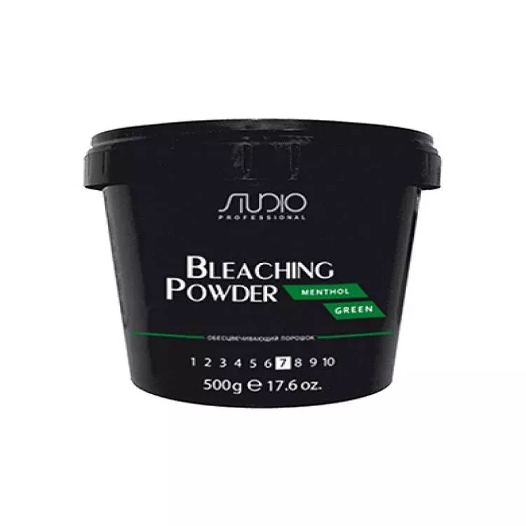 Обесцвечивающий порошок для волос Menthol Green (2484, 500 г)