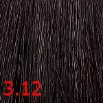 Перманентная крем-краска Ollin N-JOY (396246, 3/12, темный шатен пепельно-фиолетовый, 100 мл, Базовые оттенки)