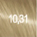 Демиперманентный щелочной краситель The Present Time (65061, 10.31 , Самый светлый блондин золотисто-пепельный, 100 мл)