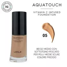 Увлажняющая тональная основа Aquatouch Foundation (2166R17-005, N.5, N.5, 30 мл)