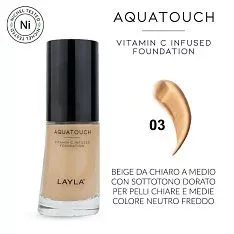 Увлажняющая тональная основа Aquatouch Foundation (2166R17-003, N.3, N.3, 30 мл)