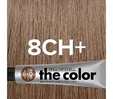 Перманентный краситель The Color Chromalux (8CH, 8CH, светлый блондин, 90 мл, Пепельный/Дымчатый/Платиновый)