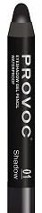 Тени-карандаш водостойкие Eyeshadow Pencil (PVEP01, 1, черный матовый, 1 шт)