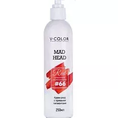 Крем-уход с прямыми пигментами Mad Head (71193, 66, Красный, 250 мл)