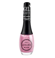 Гель-лак для ногтей Vivienne Sabo Nail Atelier (D215010305, 105, полупрозрачный с розовым глитером холодный, 12 мл)