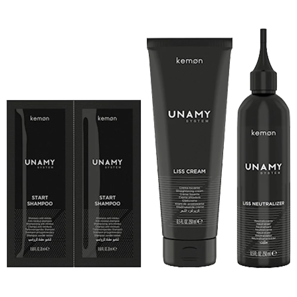 Перманентное выпрямление волос Kit Unamy Liss