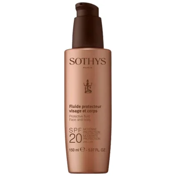 Молочко с SPF20 для лица и тела Protective Fluid Face And Body SPF20 Moderate Protection UVA/UVB Sothys Молочко с SPF20 для лица и тела Protective Fluid Face And Body SPF20 Moderate Protection UVA/UVB Sothys