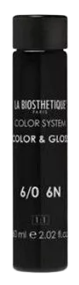 Тёмный блондин оксидативный тонирующий гель Color Gloss 6/0 La Biosthetique 3*60 мл