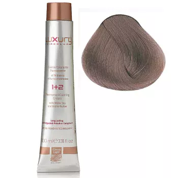 Стойкая крем-краска Светлый фиолетовый блондин пепельный 8.21 Luxury Hair Color Light Irisè Ash Blond Green Light 100 мл