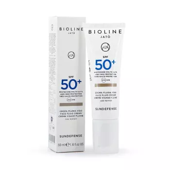 Крем-флюид для лица SPF50+ высокой степени защиты Very High Protection Face Fluid Cream Age Repair Bioline 50 мл