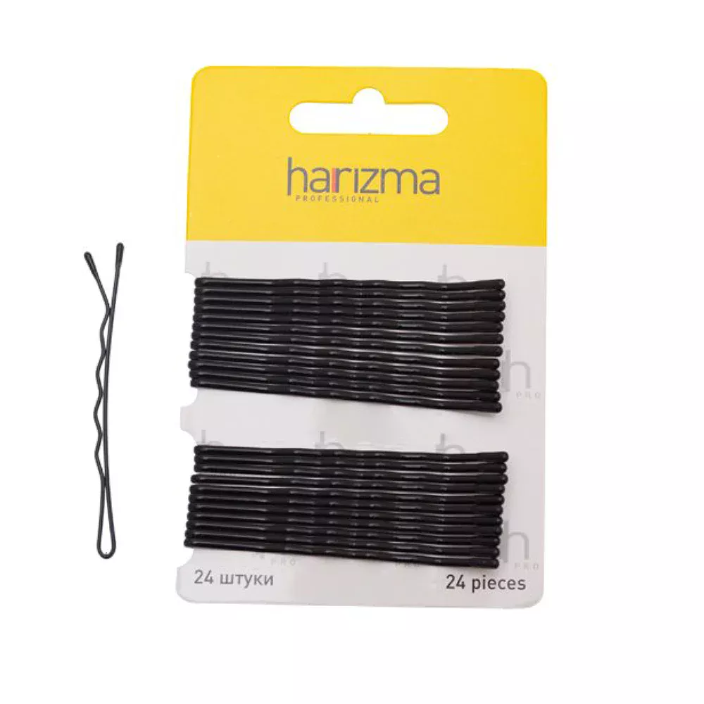 Невидимки 70 мм волна черные (h10538-15B, 250 г)