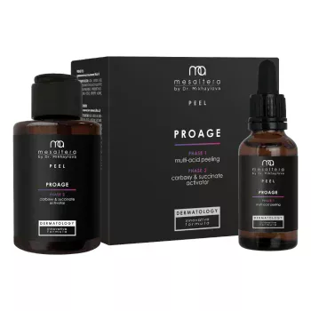 Комплексный омолаживающий двухфазный пилинг pH 2.0 Proage Peel Mesaltera By Dr. Mikhaylova 120 мл