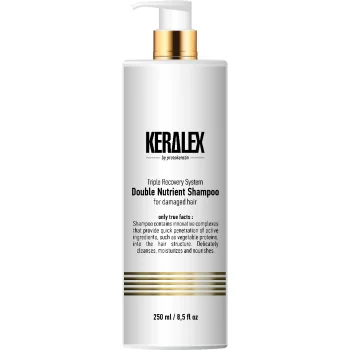 Шампунь дуо-питание высокоинтенсивный Keralex Double Nutrient Shampoo Protokeratin