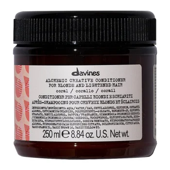 Кондиционер Алхимик для светлых волос Коралл Alchemic creative conditioner Davines 250 мл