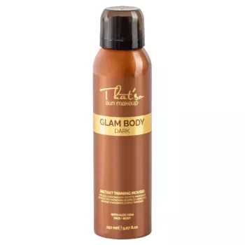 Увлажняющий мгновенный мусс-автозагар Бронзово-золотистый для тела Glam Body Mousse That'so 150 мл