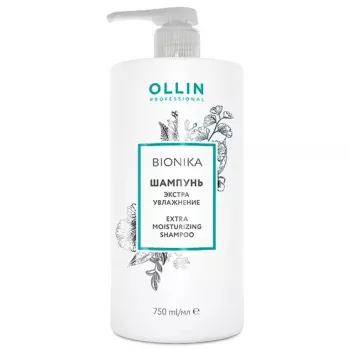 Шампунь для волос Экстра увлажнение Bionika Ollin Professional 750 мл