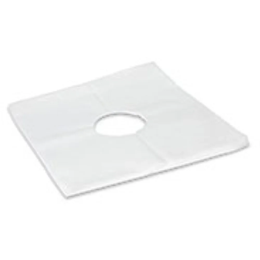 Салфетки для массажного кресла с отверстием Спанлейс Белые 30х40 см