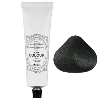 Краска для волос Black-Черный 1,0 Davines 60 мл