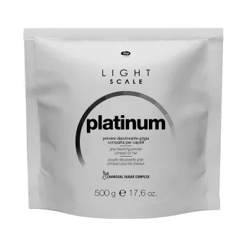 Быстродействующий серый осветляющий порошок для волос Light Scale Platinum Powder Lisap Milano 500 г